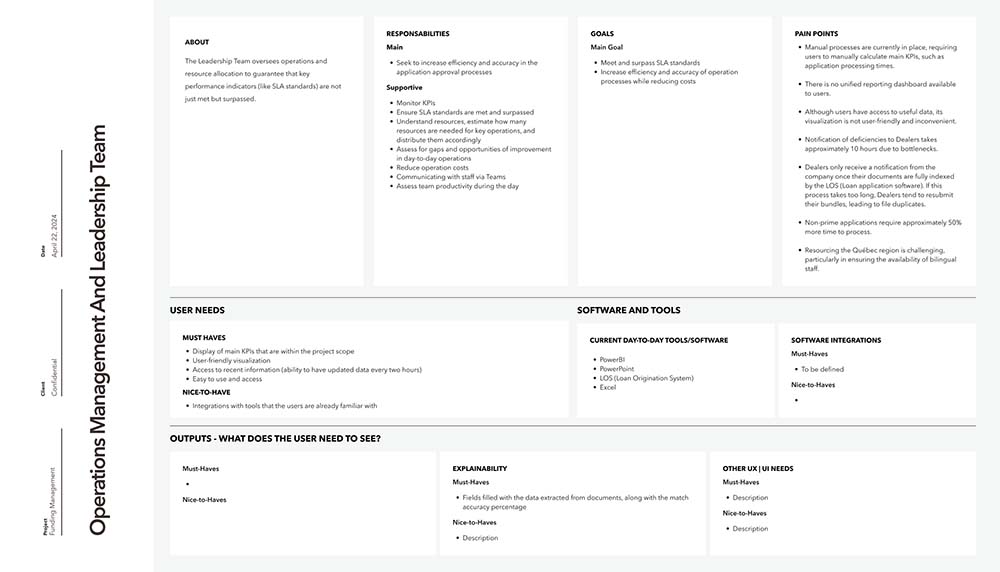 Leadership Team Member Persona